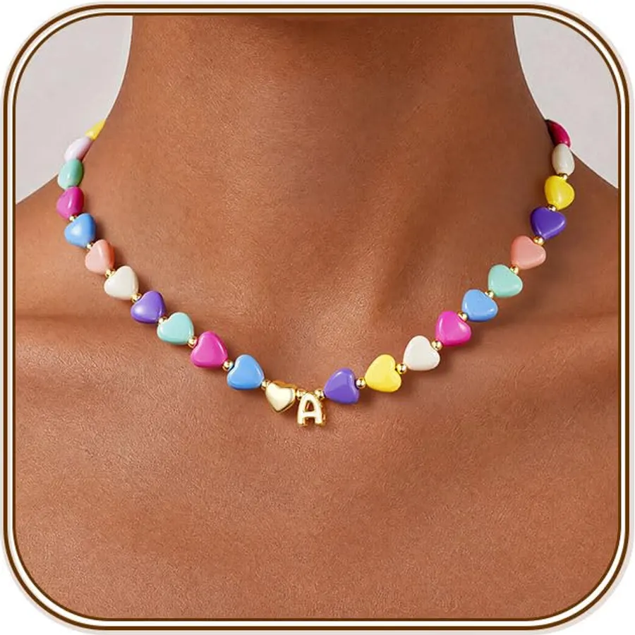 Turandoss Birthday Gifts for Girls Kids, Colorful Necklace for Girl