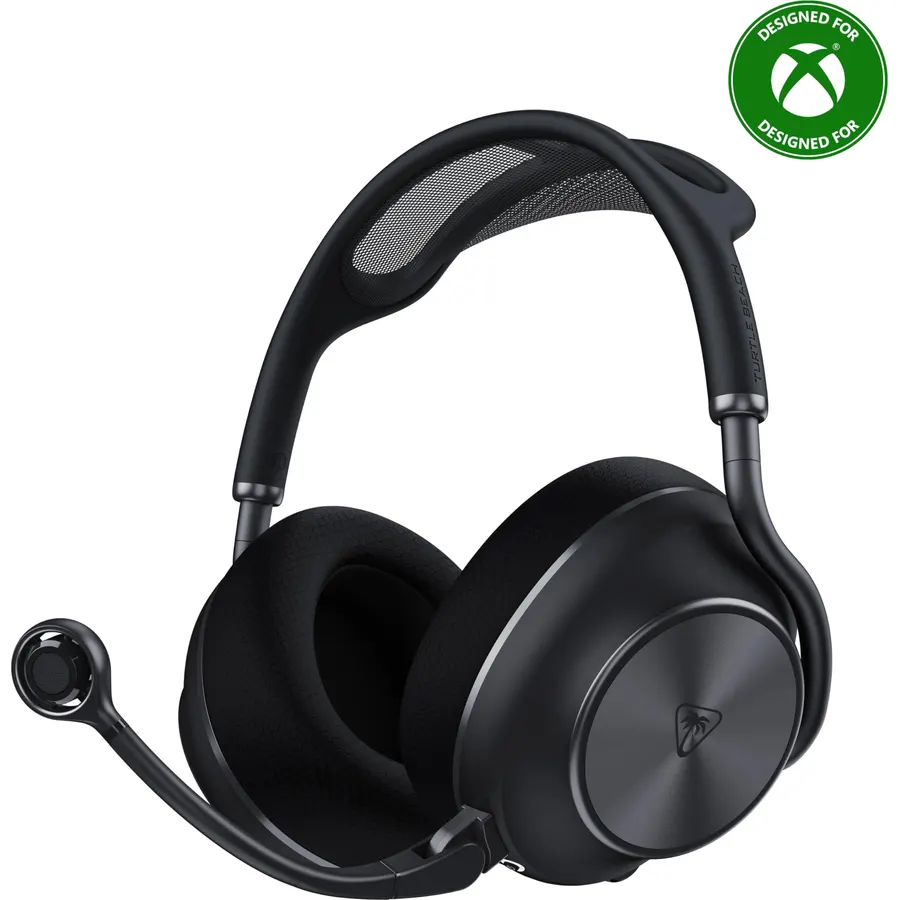 Turtle Beach Stealth Pro II Premium Wireless Gaming Headset for Xbox Series X|S, PS5, PS4, PC - Hi-Res Audio, Dolby Atmos, Active Noise Cancellation, Simultaneous Bluetooth, 24-bit Audio - Black