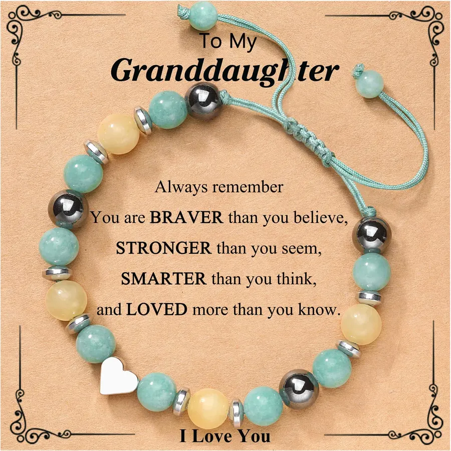 UPROMI To My Daughter/Granddaughter/Niece Bracelet Gifts for Girls