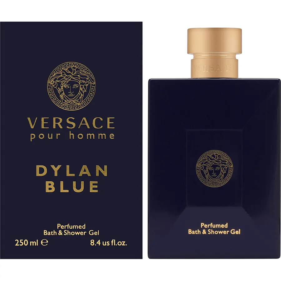 Versace Pour Homme Dylan Blue for Men 8.4 oz Perfumed Bath & Shower Gel