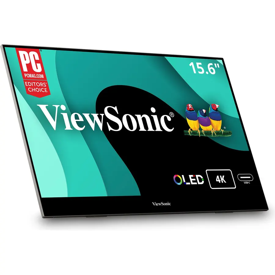 ViewSonic VX1655-4K-OLED 16 Inch 4K UHD OLED Portable Monitor for Laptop