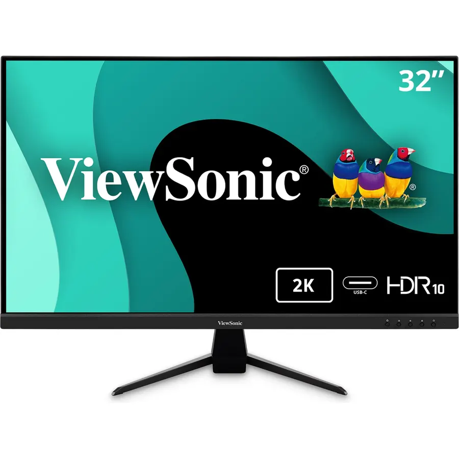 ViewSonic VX3267U-2K 32 Inch 1440p Computer Monitor, HDR10, 65W USB C, IPS