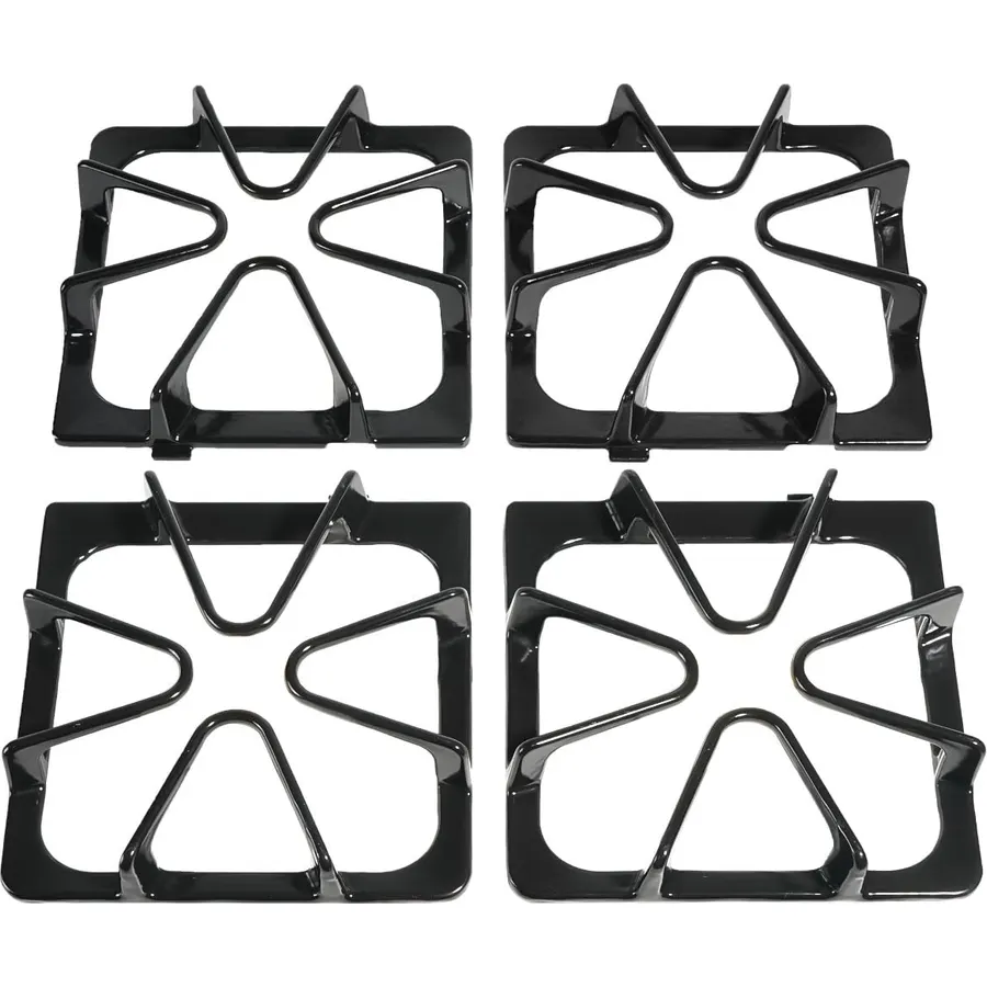 W10447925 Burner Grates Replacement for Whirlpool Gas stove grates 4 Pack