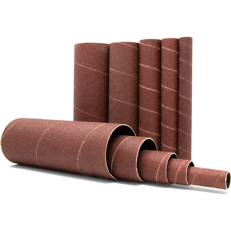 WEN 6535SP80 80-Grit Oscillating Spindle Sandpaper Sanding Sleeves with 5-5/8-Inch Height, 10 Pack
