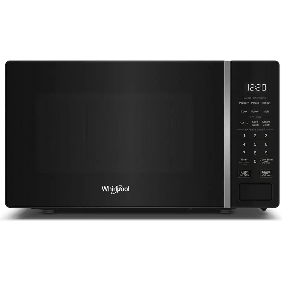 Whirlpool WMCS3018RB Countertop Microwave, 0.7 Cu. Ft, Black