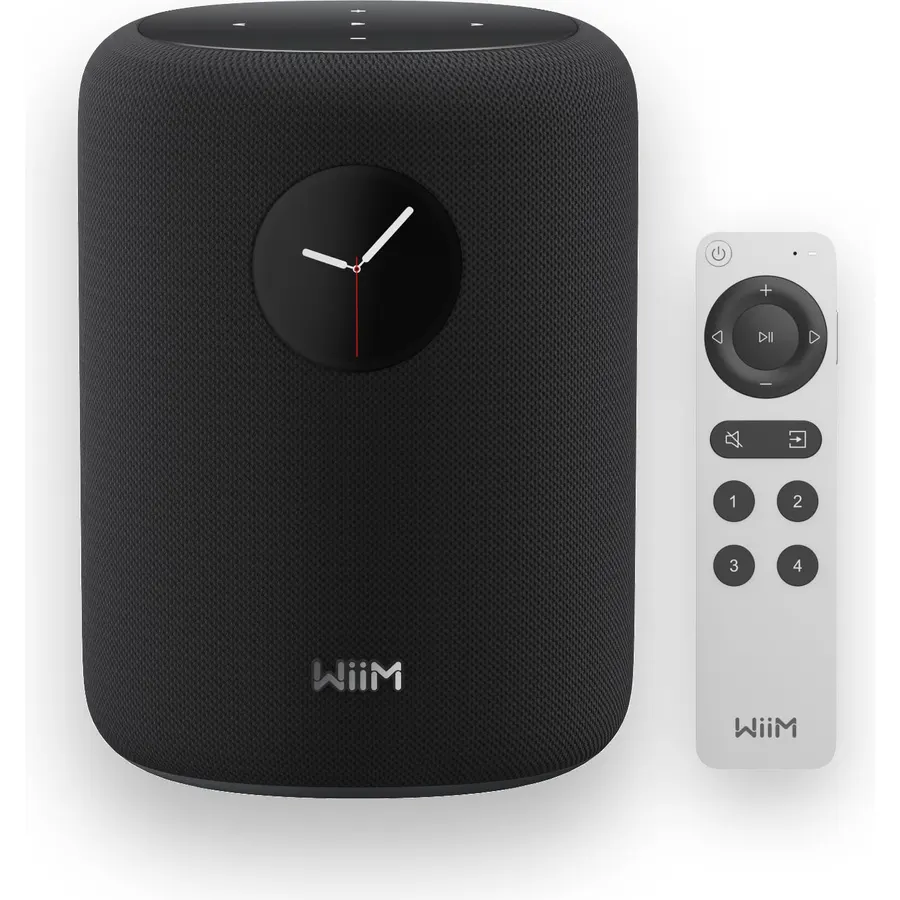 WiiM Sound Smart Speaker with Hi-Res Audio, WiFi and Touchscreen, Black