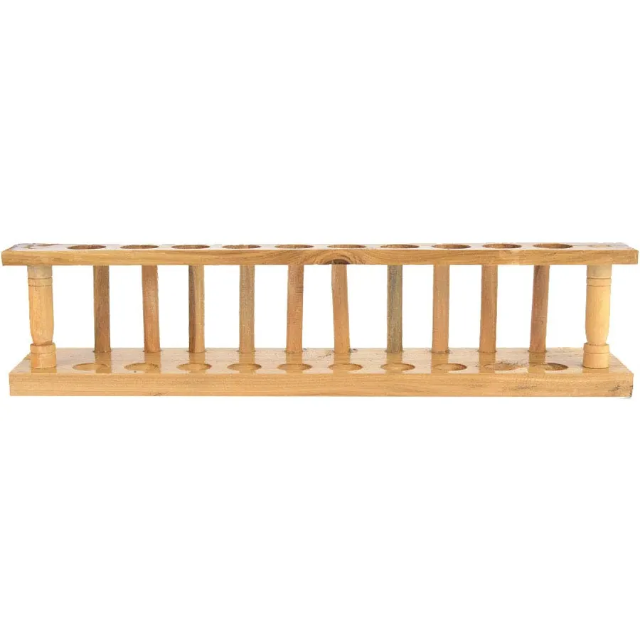 Wooden Test Tube Stand, 6 Holes Feature (Wooden test tube rack 10