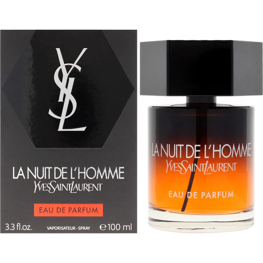 Yves Saint Laurent La Nuit De Lhomme Eau De Parfum Spray For Men (New 2019 Launch), 3.3 Ounce